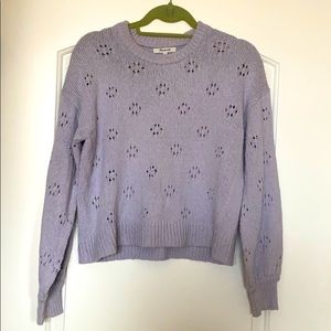 Madewell Floral Pointelle Sweater